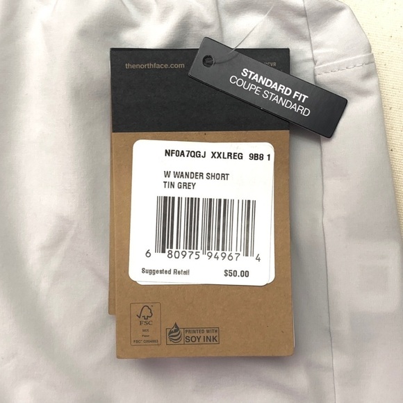 THE NORTH FACE FlashDry™ Wander Shorts for Running Workout Gym 5” XXL Tin Grey - Picture 6 of 13